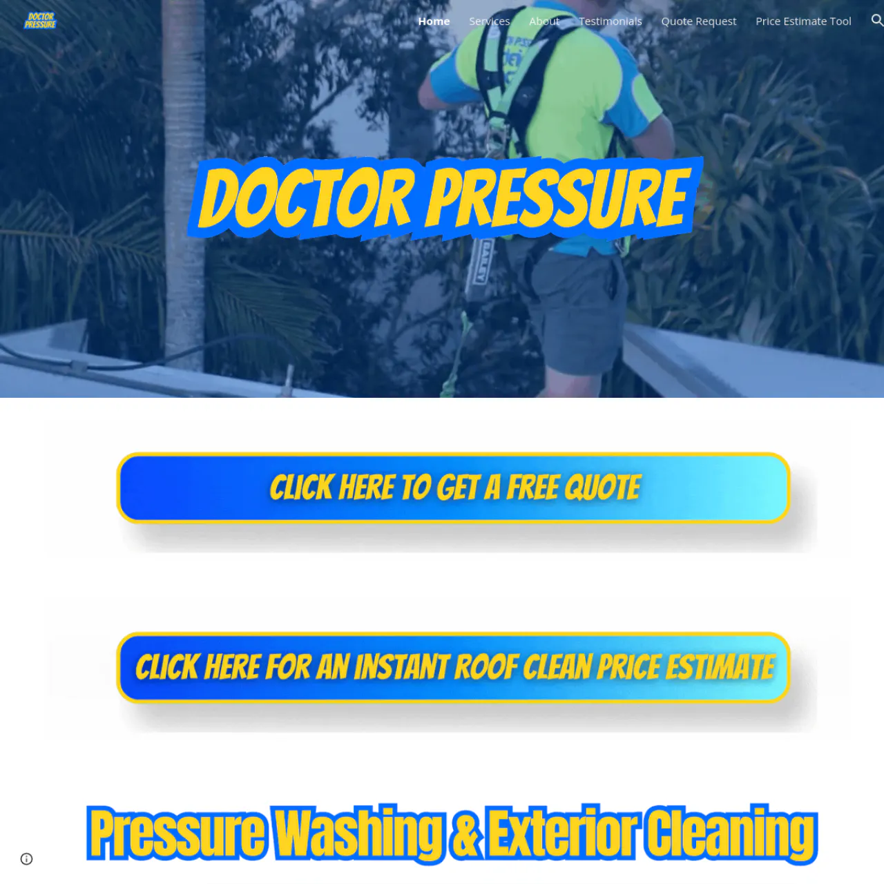 Doctor Pressure - original website, before the rebuild