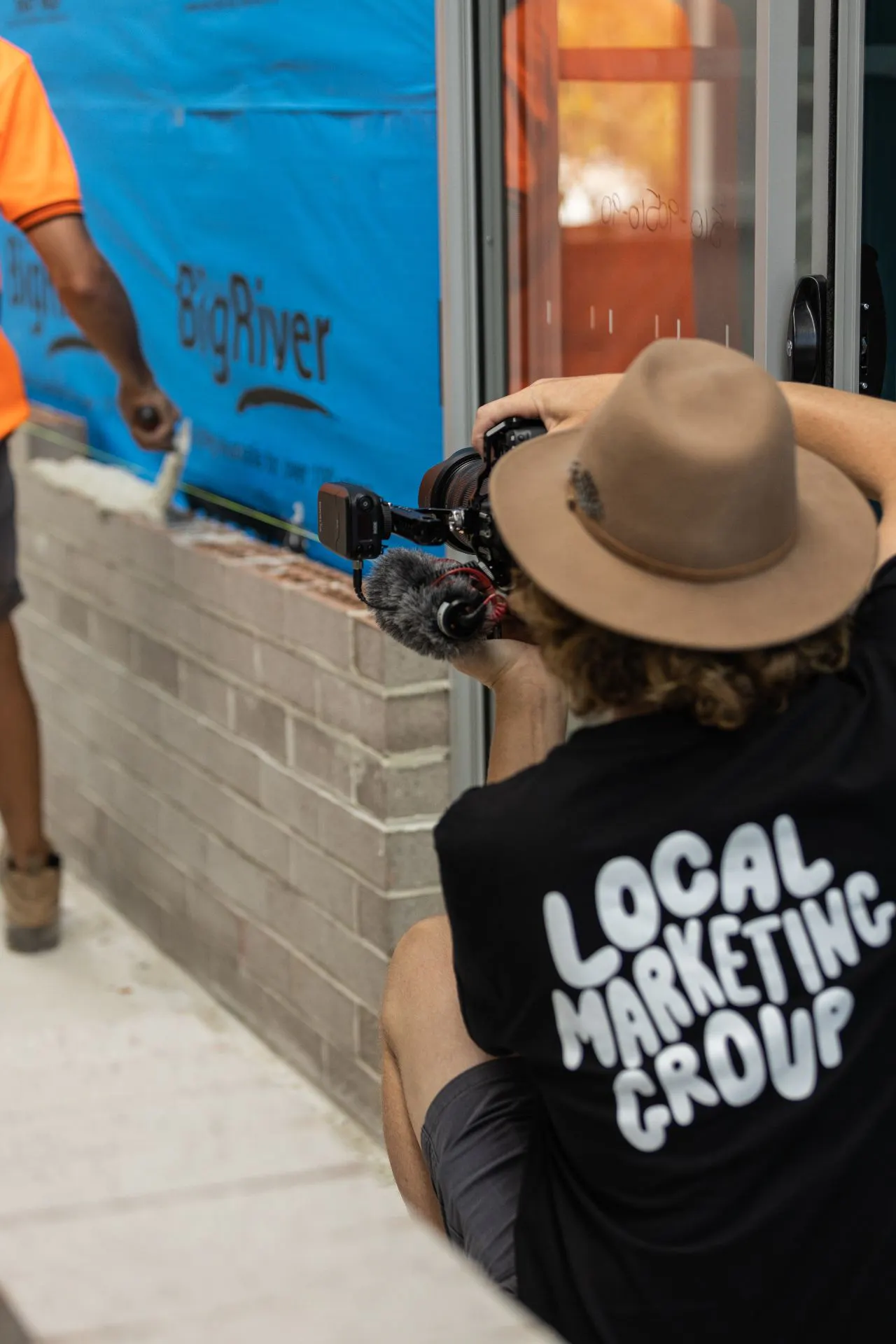 The Local Marketing Group team on location